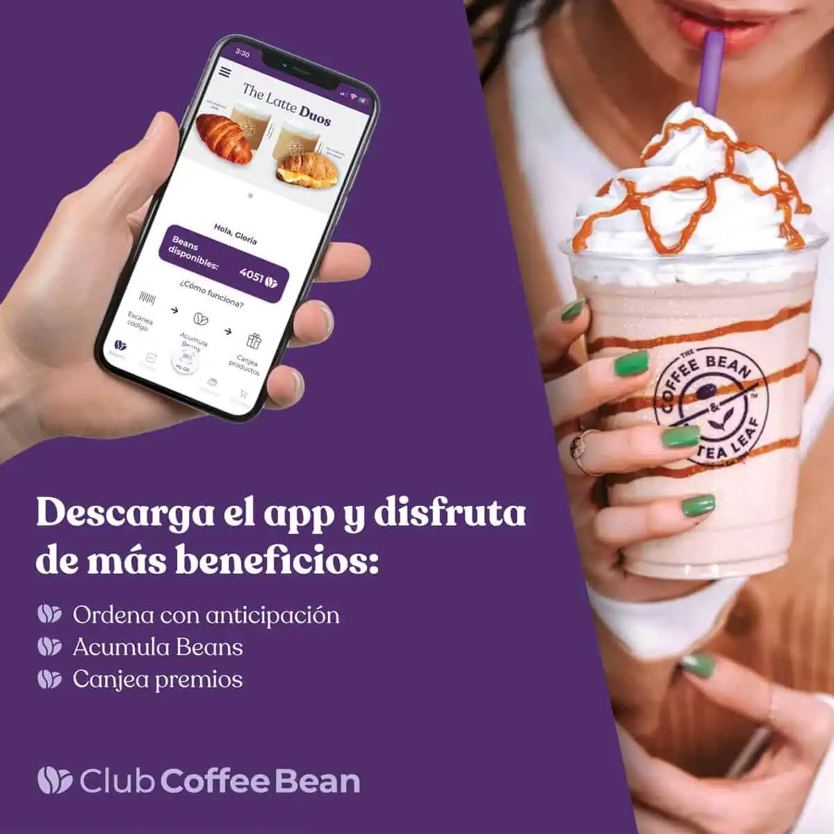 Descarga nuestra app - Coffe Bean Panamá