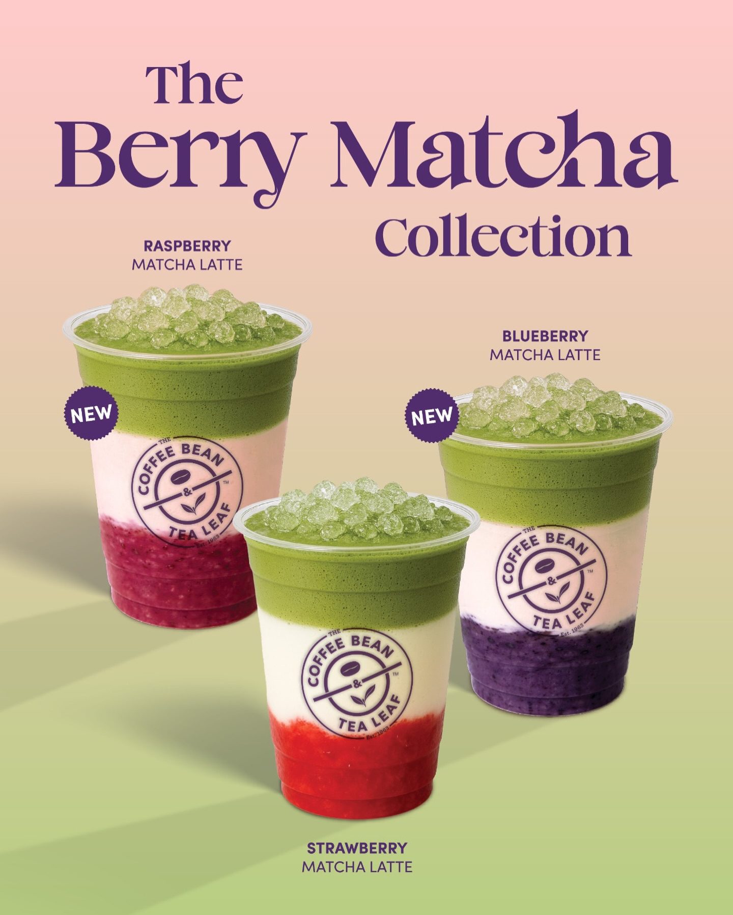 Si eres fan del Strawberry Matcha Latte, esto es para tí😍 Llegaron dos nuevas combinaciones que mezclan la cremosidad del matcha con ese toque frutal irresistible: Raspberry y Blueberry Matcha! Encuéntralas a partir de hoy en tu sucursal favorita y escoge tu match favorito!🫐🍓🍵

#coffeebean #matcha #berries #panama #matchalover