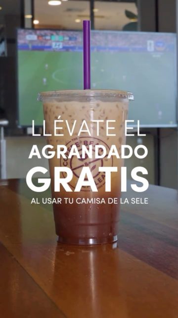 Cuando juega la sele, jugamos todos!🇵🇦 Ven a ver el partido con tu camisa de Panamá y llévate el agrandado GRATIS🤩 Promoción válida durante previas y partidos de Panamá el 17, 23 y 27 de junio en bebidas seleccionadas: latte, lattes saborizados, té lattes, matcha latte, ice blended y tés fríos de 12 y 16oz.
Sucursales participantes:
📍Balboa Boutiques
📍Costa del Ese
📍Punta Pacífica
📍Albrook
📍Altaplaza
#coffeebean #panama #mundial #promocion #freeupgrade