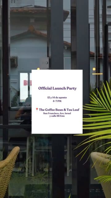 Ven y disfruta de premios, tastings, DJ y más! Te esperamos🤩

#coffeebean #panama #newspot #launchparty