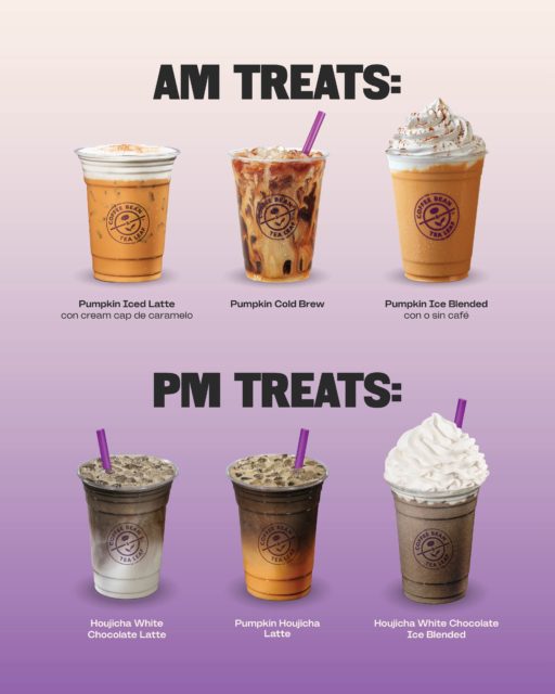 Your day in seasonal treats😍🍂 Cuál es tu favorito?
#coffeebean #panama #fall #seasonal #pumpkin